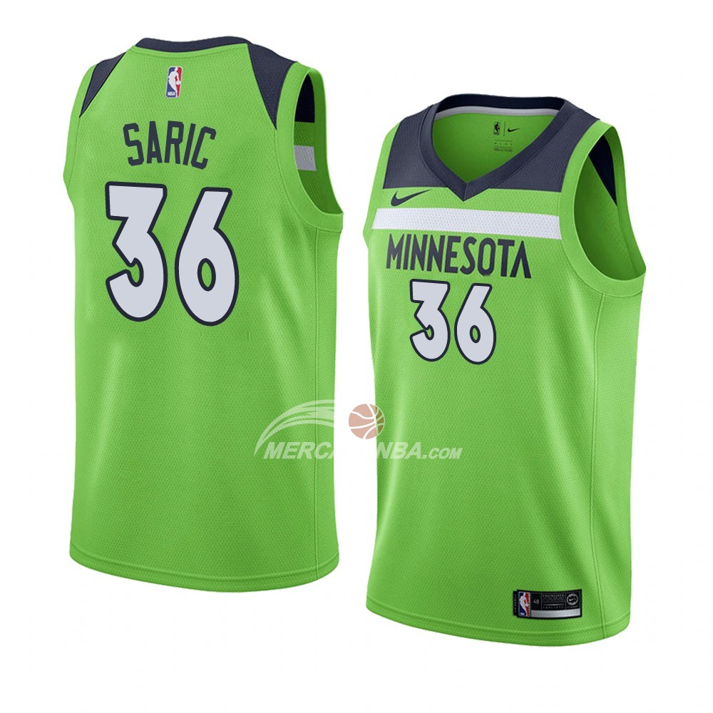 Maglia Minnesota Timberwolves Dario Saric Statement 2018 Verde